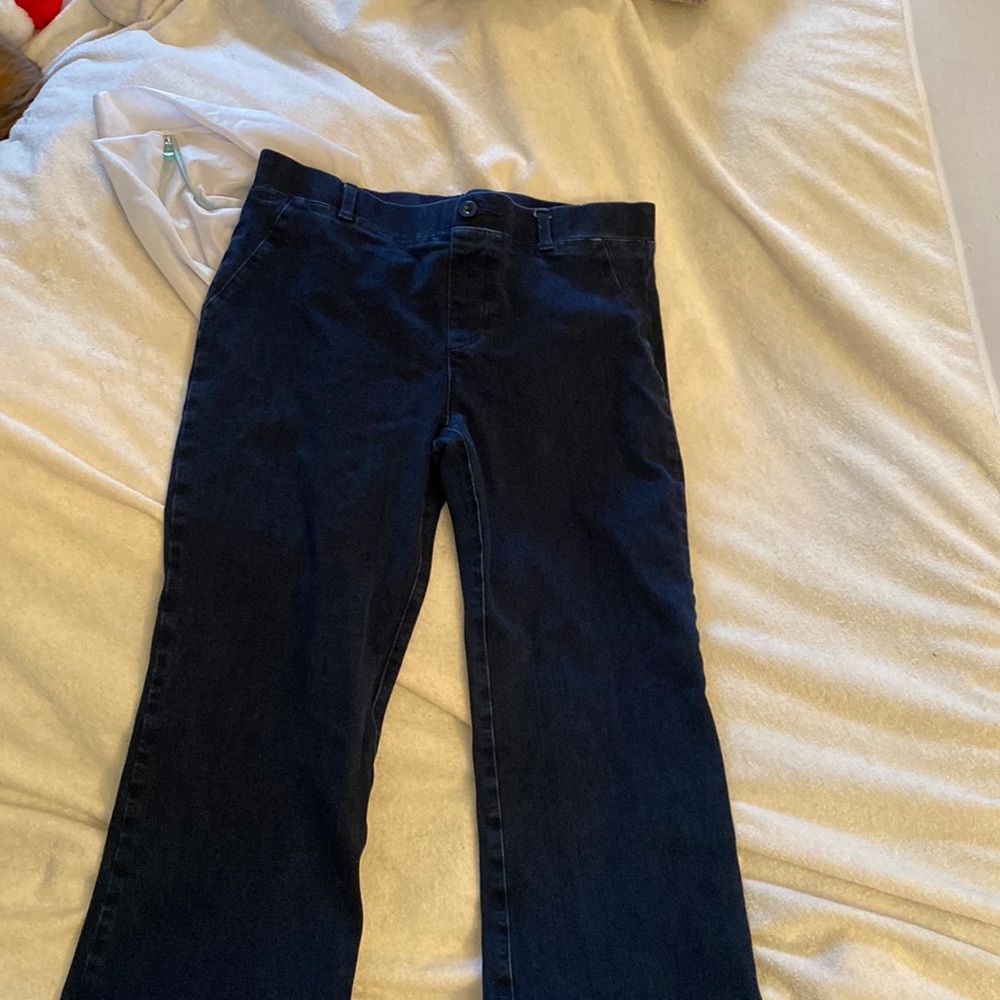 Betabrand flare denim jeans